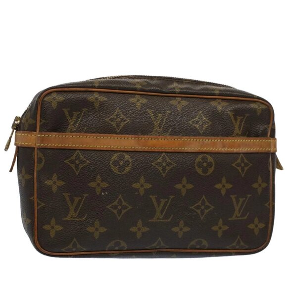 LOUIS VUITTON Monogram Compiegne 23 Clutch Bag - Picture 1 of 16